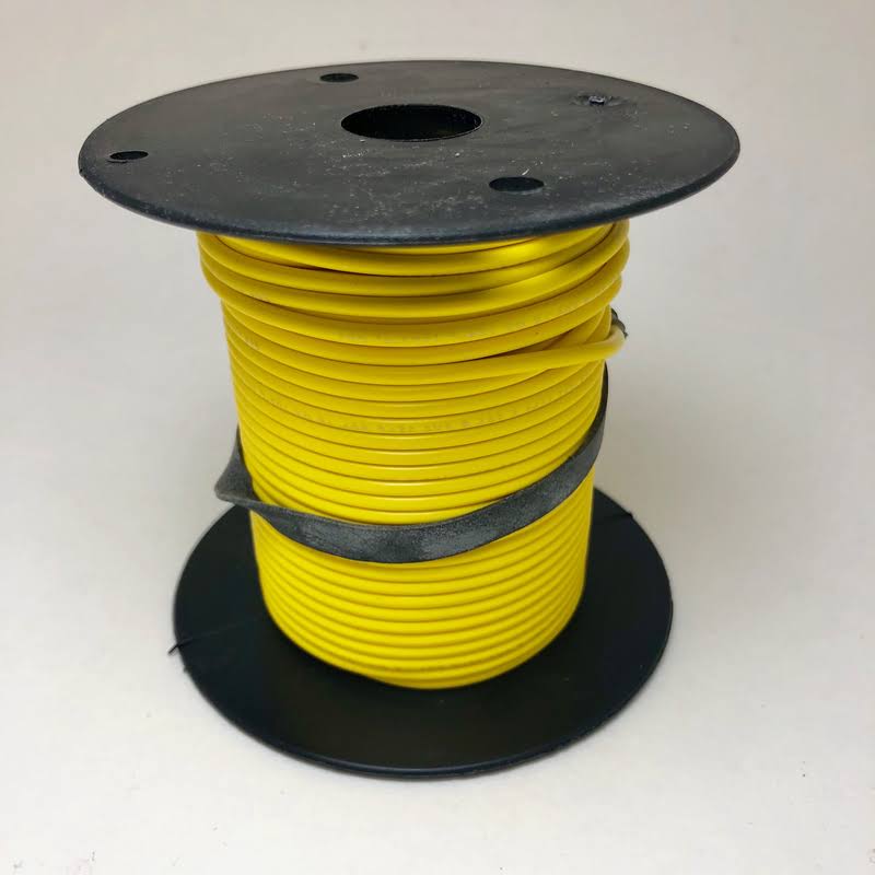 12 GA Yellow Primary PVC Wire 100ft M548284