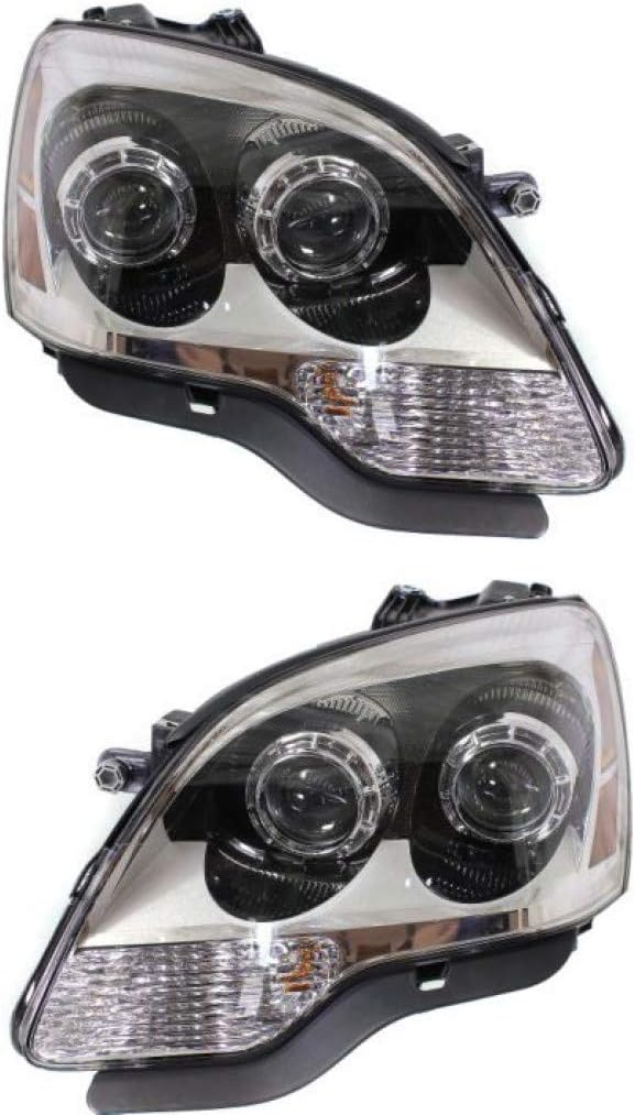 GMC Acadia Headlight 2008-2012 Pair with Bulbs H13330