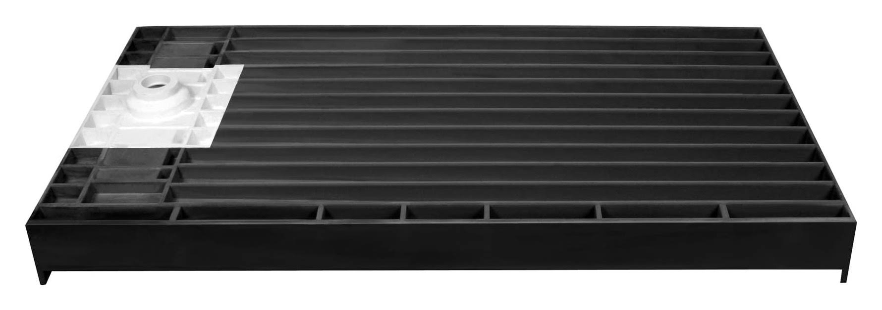 Bronze Single Threshold Shower Base L24067