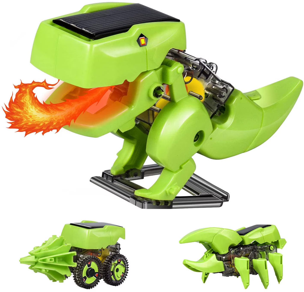 STEM Robot Building Kit 3 in 1 Solar Dinosaur Desk Robot with Manual Instructions and Piler D769
