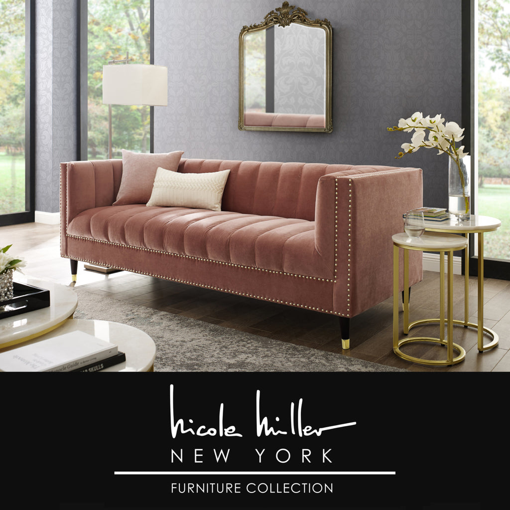 Velvet Club Chair or Sofa with Metal Legs F566