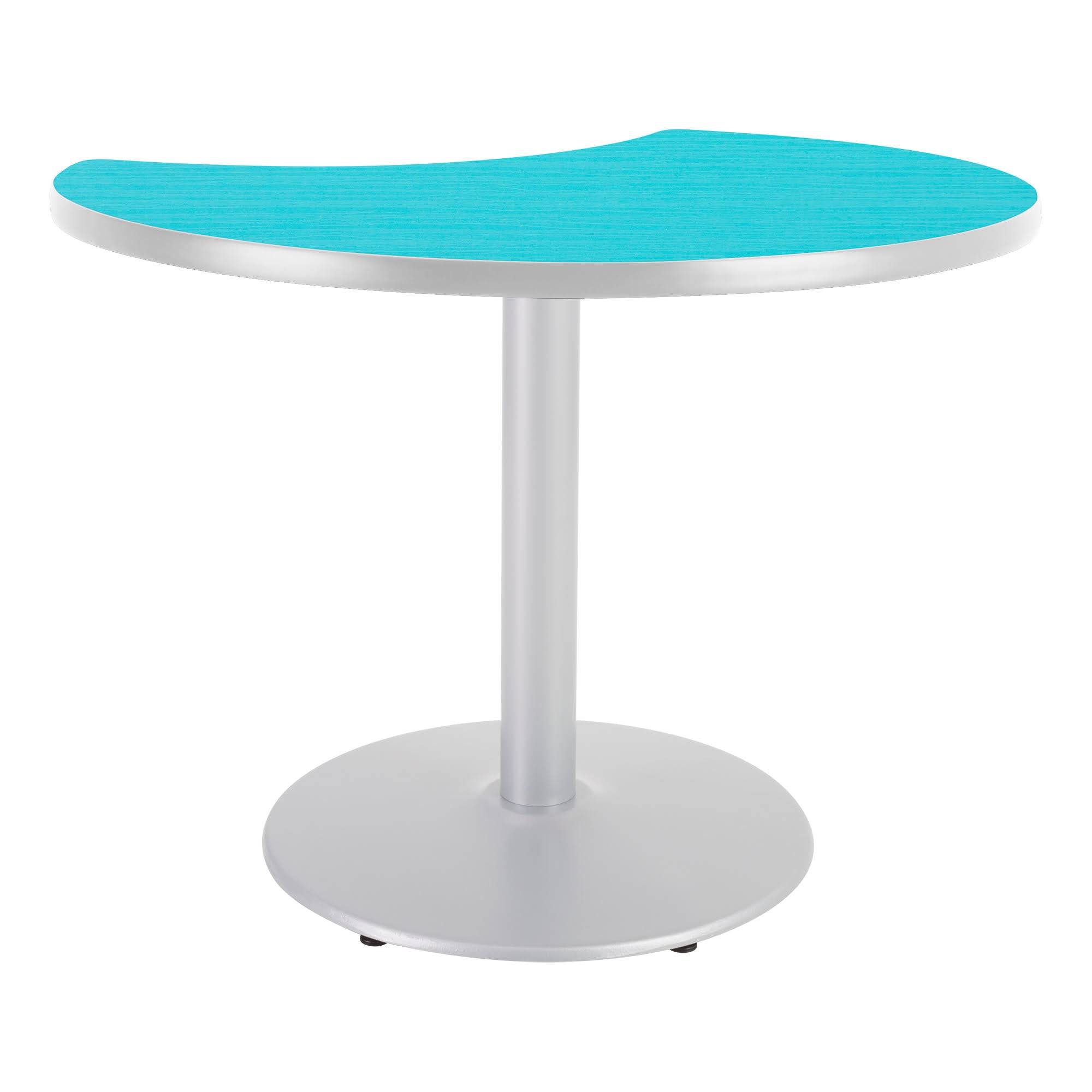Crescent Pedestal Cafe Table with Round Base W251909