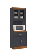Gray-Oak Wood Kitchen Cabinet with 1 Drawer F376