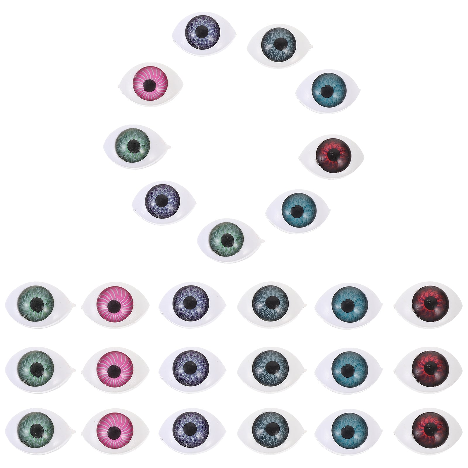 60Pcs Halloween Eyeballs Party Props F69003