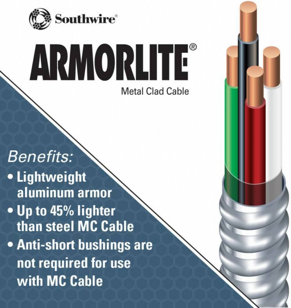 10/3 x 125 ft. Solid Cu MC Cable K65071