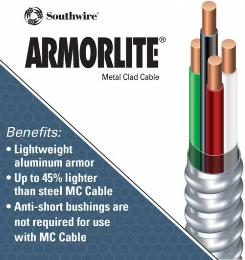 10/3 x 125 ft. Solid Cu MC Cable K65071