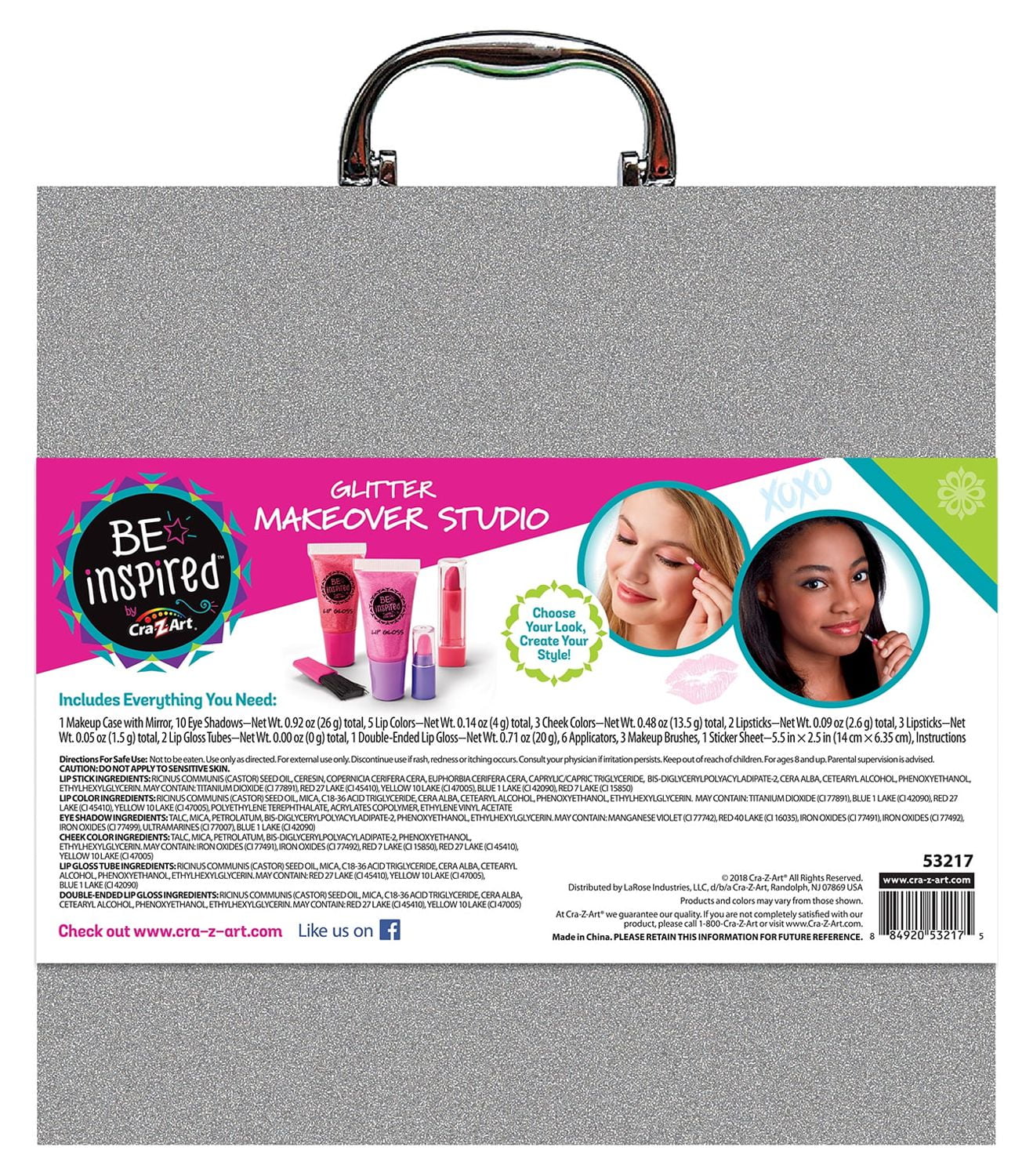Multicolor Makeup Set with Case L82748