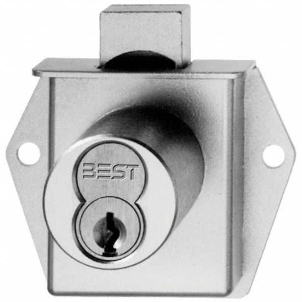 Satin Brass Deadbolt Cabinet Lock X5821