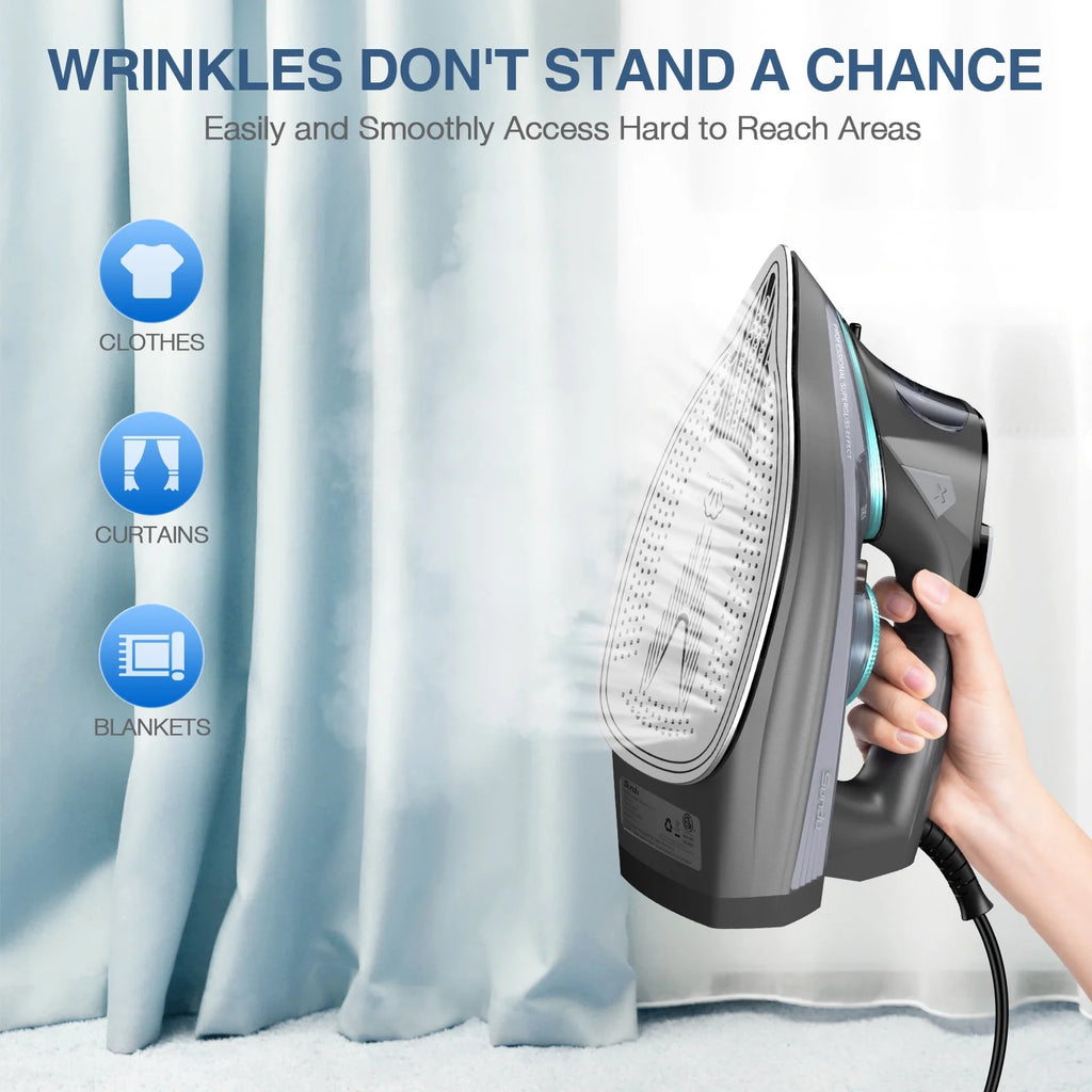 1700W Digital Steam Iron with LCD Display W478060