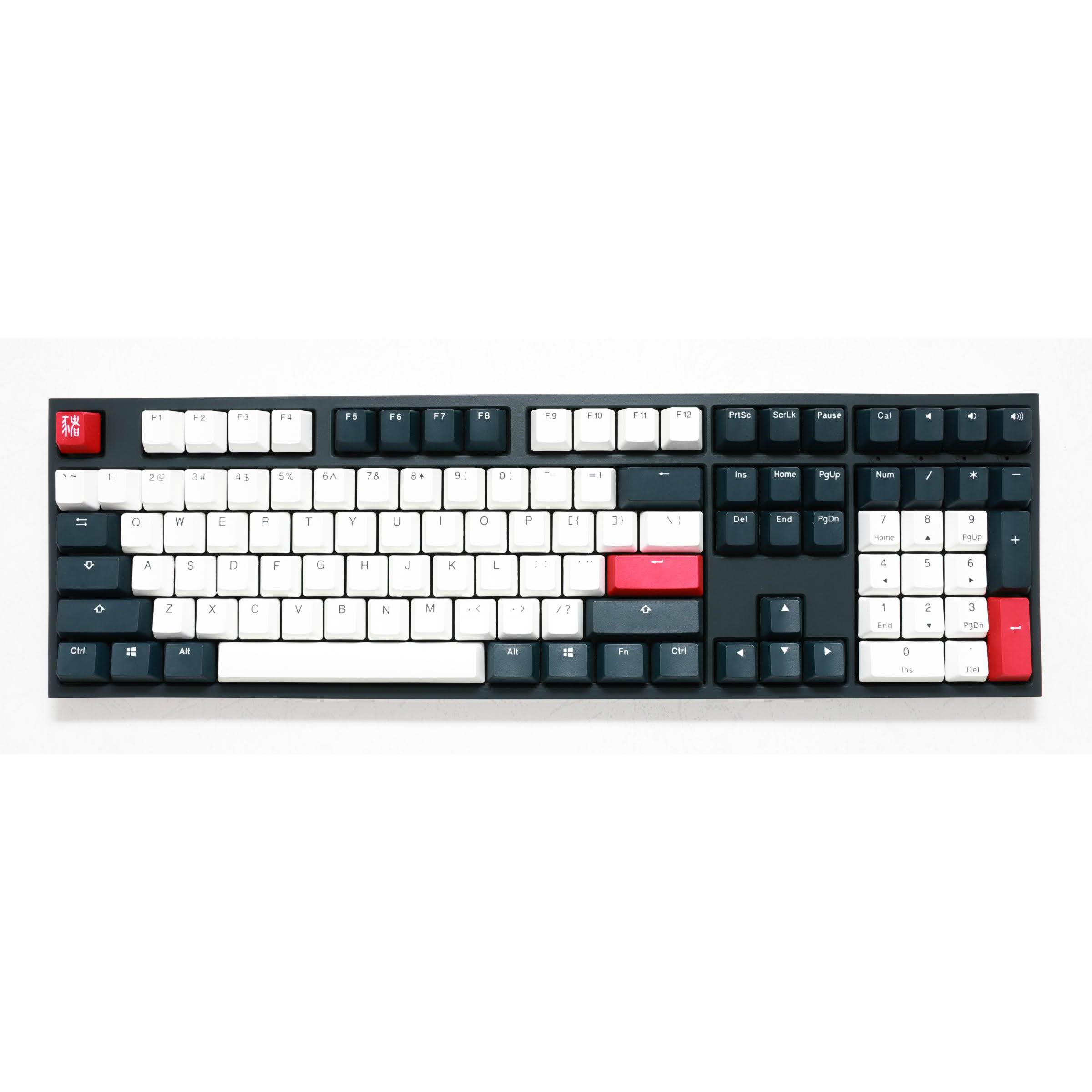 Ducky One 2 Tuxedo Double Shot PBT Cherry MX Silver Mechanical Keyboard T625531