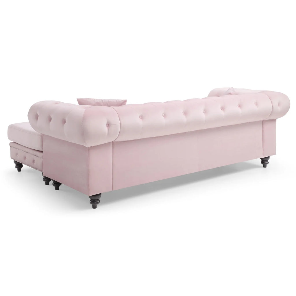 Pink Sofa Chaise ( 3 Boxes ) R5999