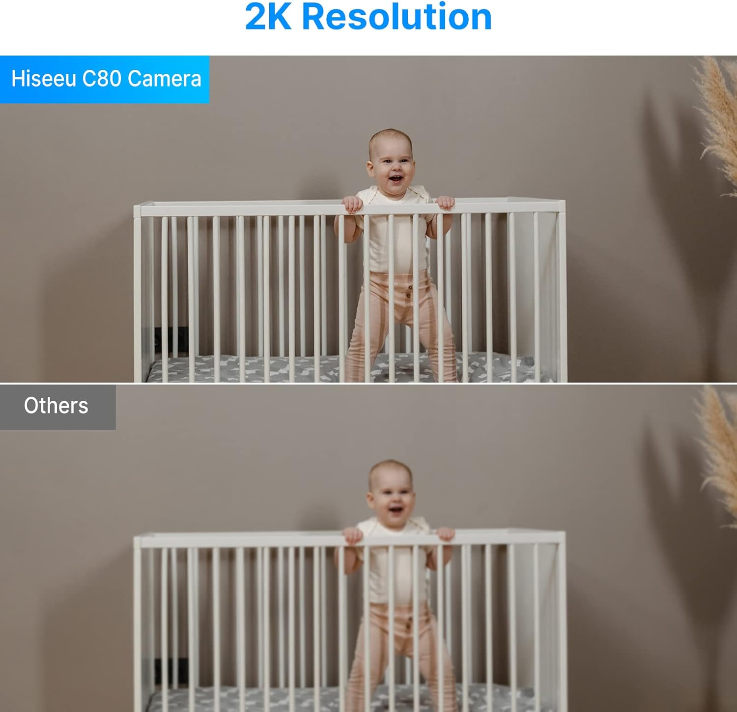 2K Battery Powered Wireless Security Camera System 2-Cam Kit Y7075