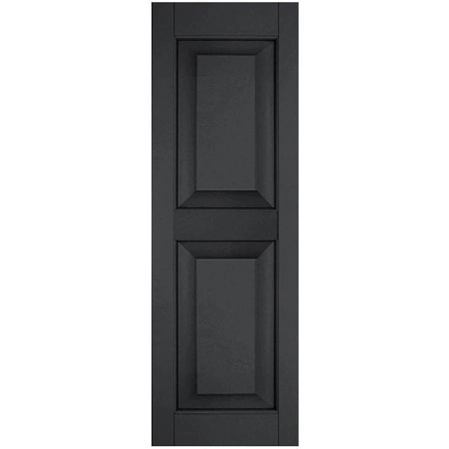 Black Raised Panel Shutters Pair G626944