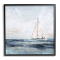 Black Framed Nautical Sailboat Painting Wall Art H547