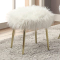 Faux Fur Foot Stool S8136