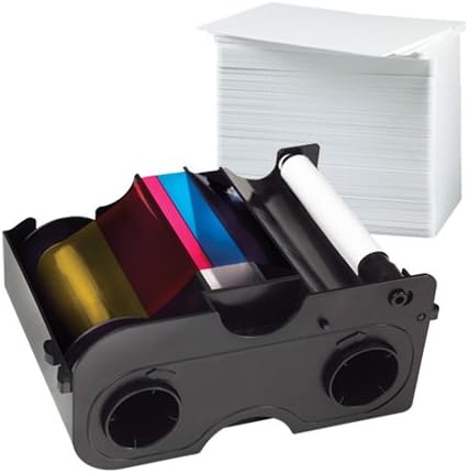 45000 YMCKO Color Ribbon PVC Card Bundle A938
