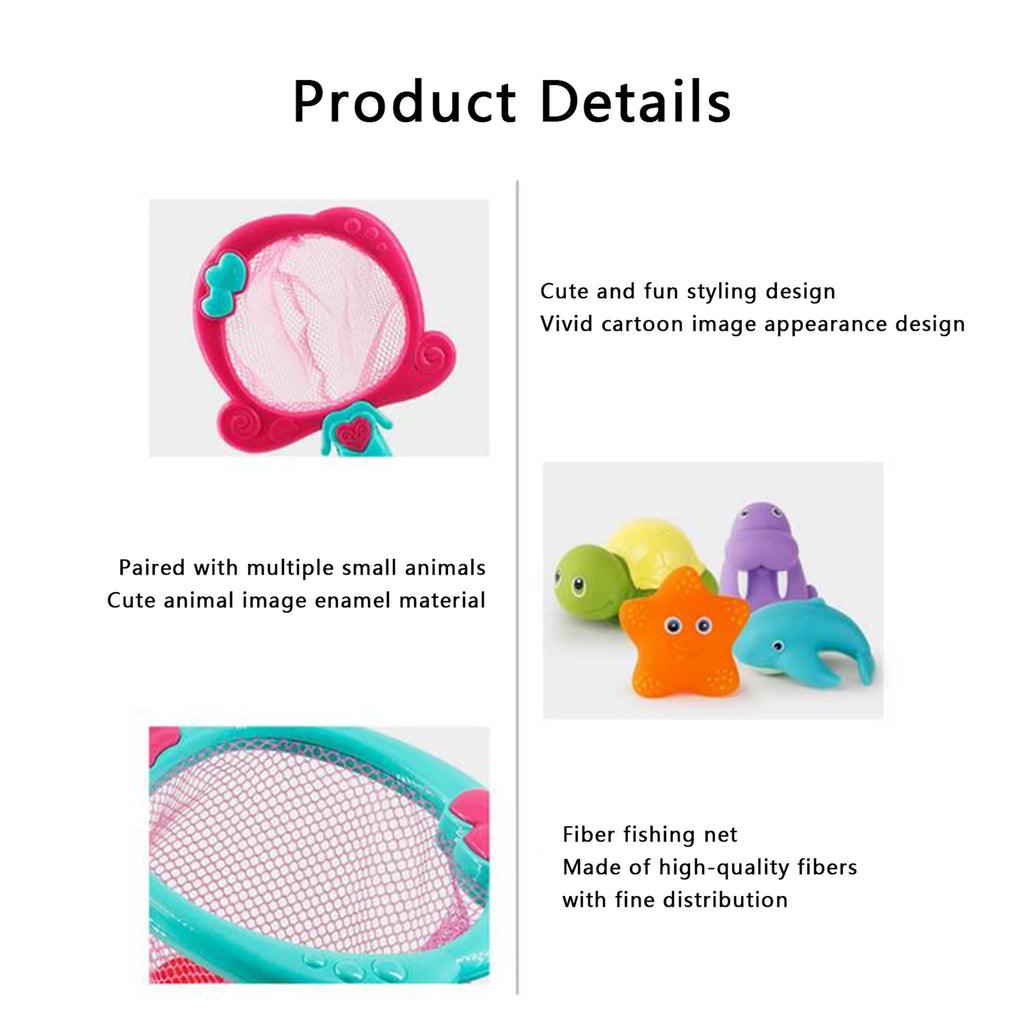 Color Changing Floating Baby Bath Toys with Net S68762