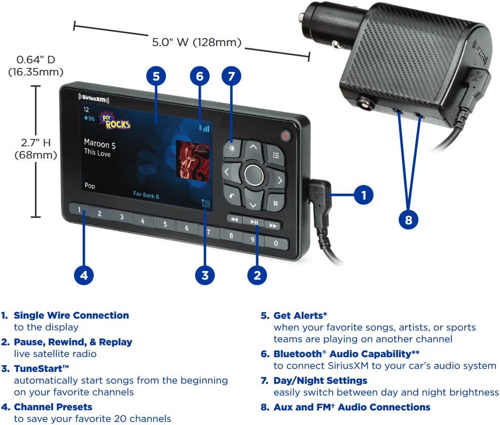 Vehicle Satellite Radio T2984