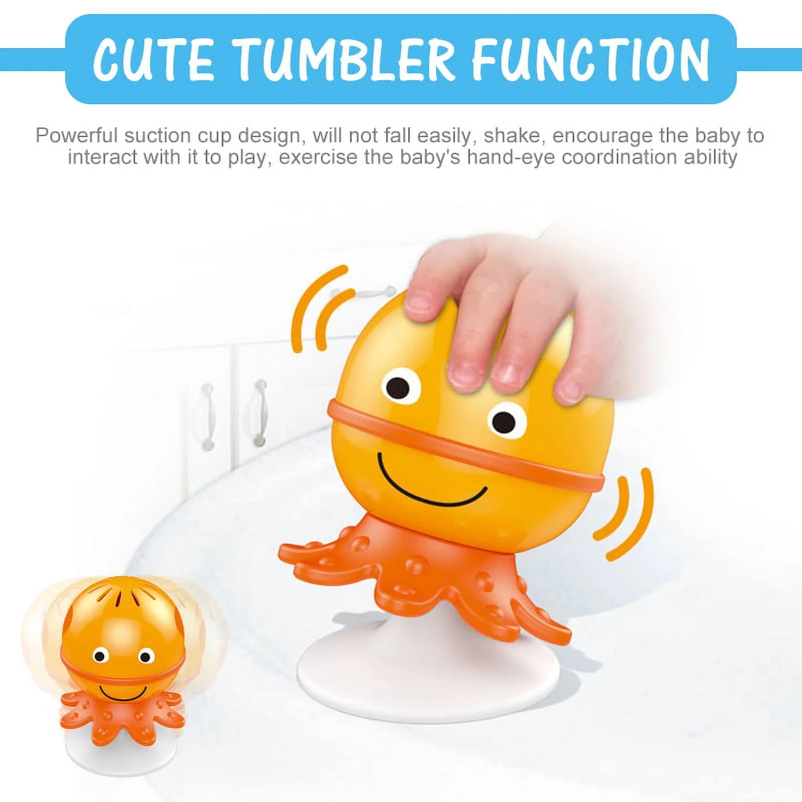 3 Pack Baby Rattles Set Suction Cup Toys W299