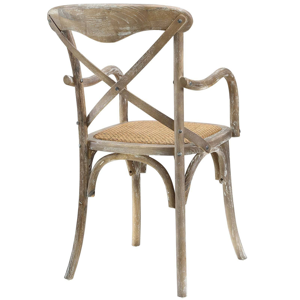 Walnut Dining Armchair Set of 2 N4844