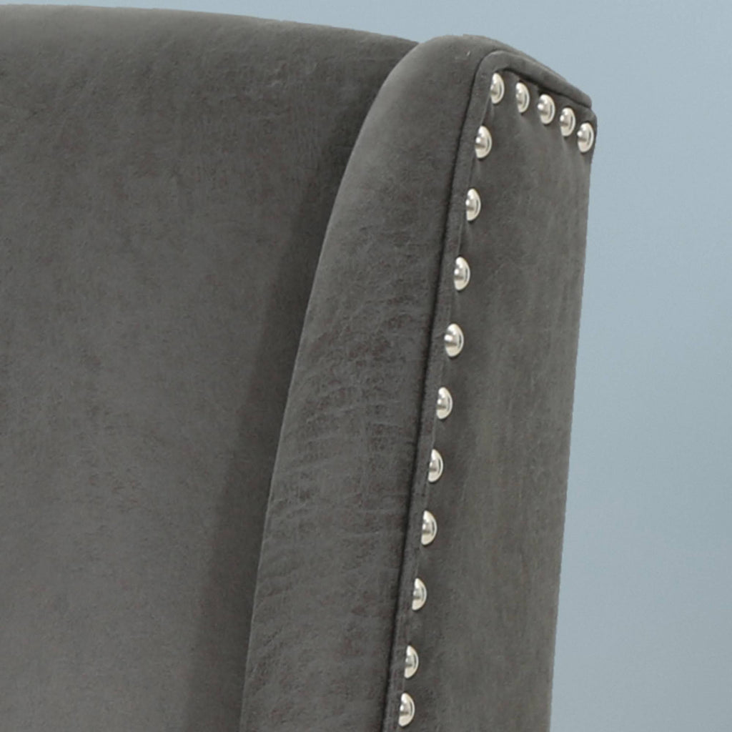 Slate Microfiber Desk Chair M2730