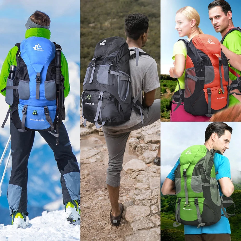 50L Lightweight Water Resistant Hiking Backpack S9207