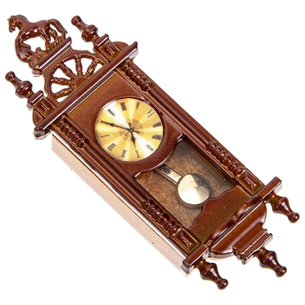 Metal Dollhouse Hanging Clock Toy Doll Furniture S131