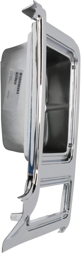 Chrome & Painted Dark Argent Round Headlight Door Pair for Chevy C10 C20 C30 1979 1980 W128889