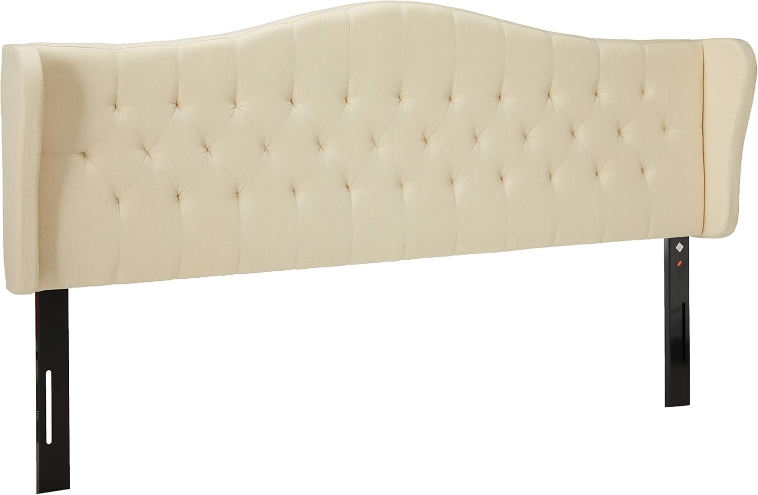 Beige Adjustable Fabric Headboard P66429