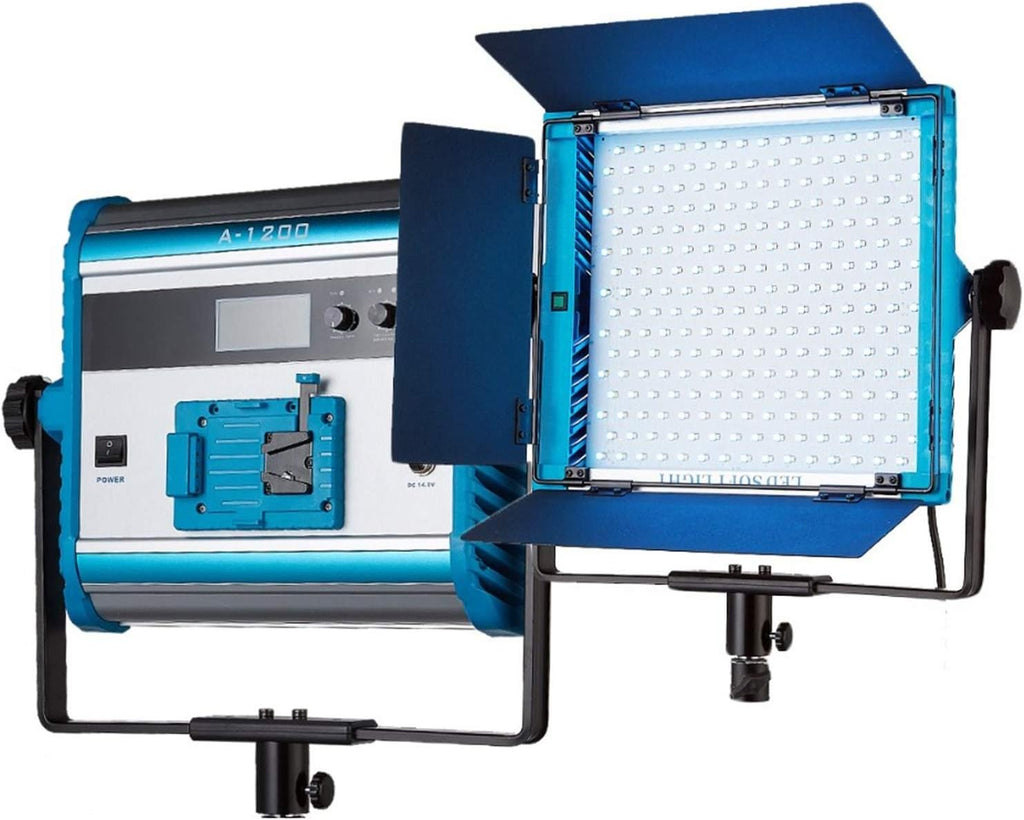 RGBW LED Soft Video Light Panel with Barn Doors T3867