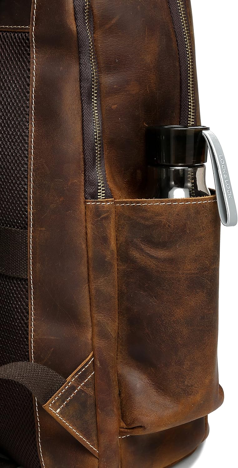 Vintage Full Grain Leather Backpack R7935