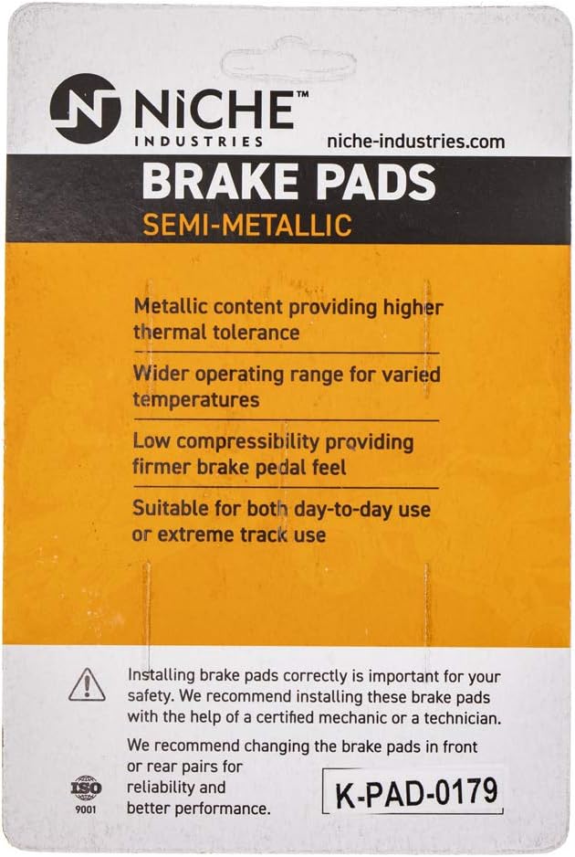 Brake Pad Set Semi-Metallic Pack of 2 P907