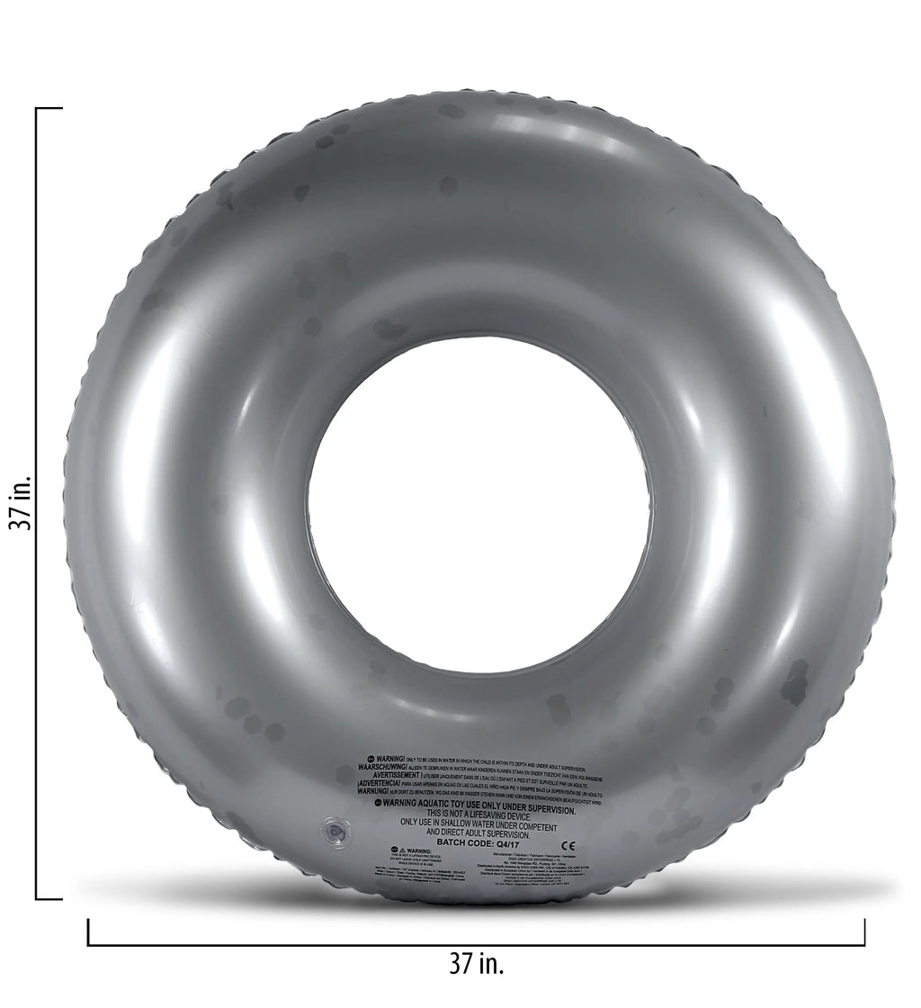 Silver Gold Confetti 36 Inch Inflatable Pool Tube (2 Items) Z455372