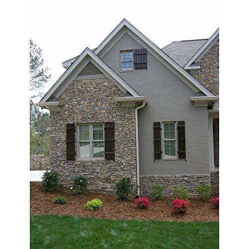 White Composite Board-n-Batten Shutters (Per Pair) R9760