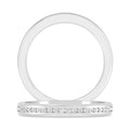 10K White Gold Diamond Stackable Band I1988