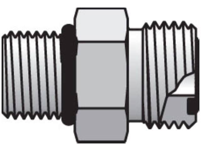 Parker 12-16 F5OLO-SS Seal-Lok ORFS Straight F5OLO T28355