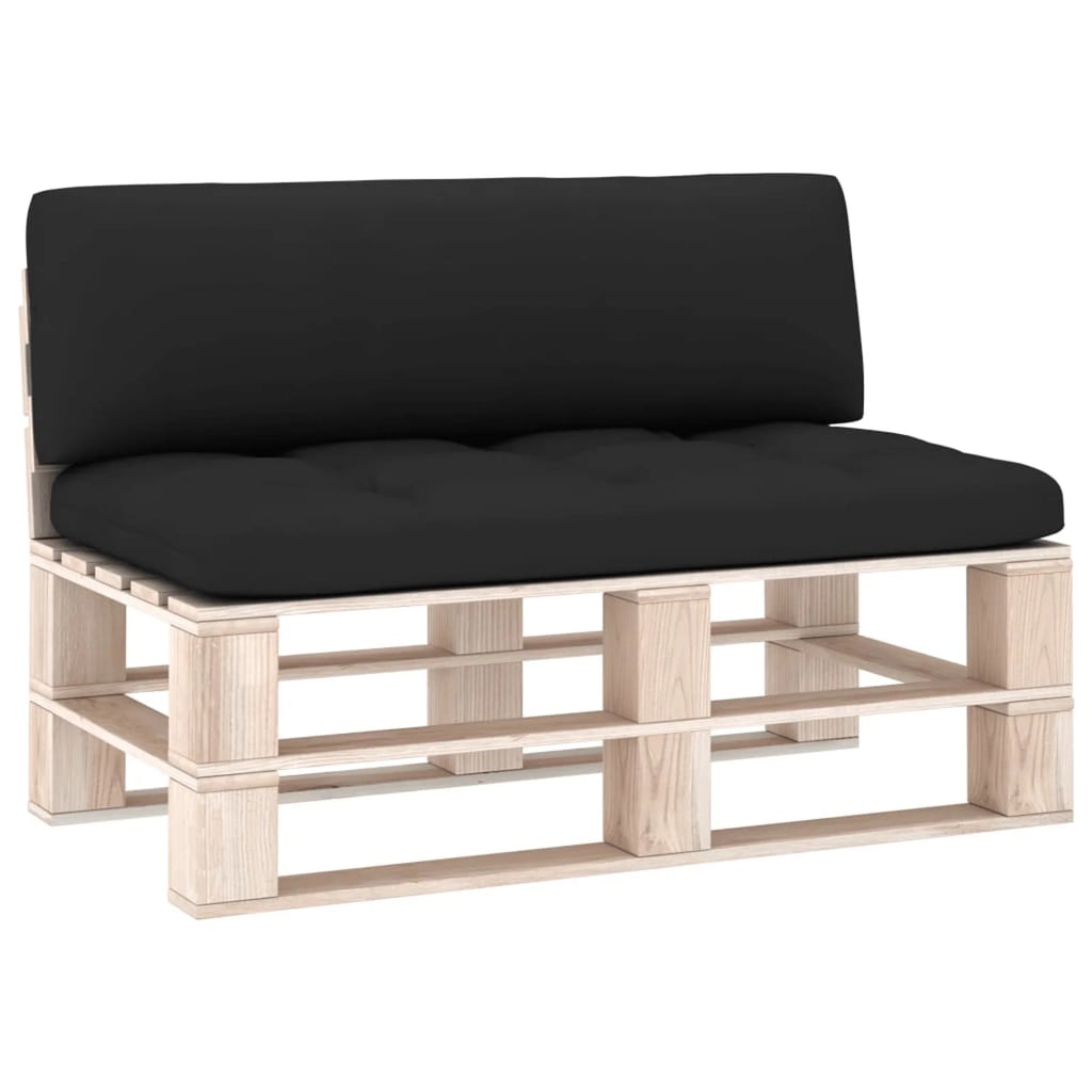 Black Pallet Sofa Cushions 2 pcs C3427