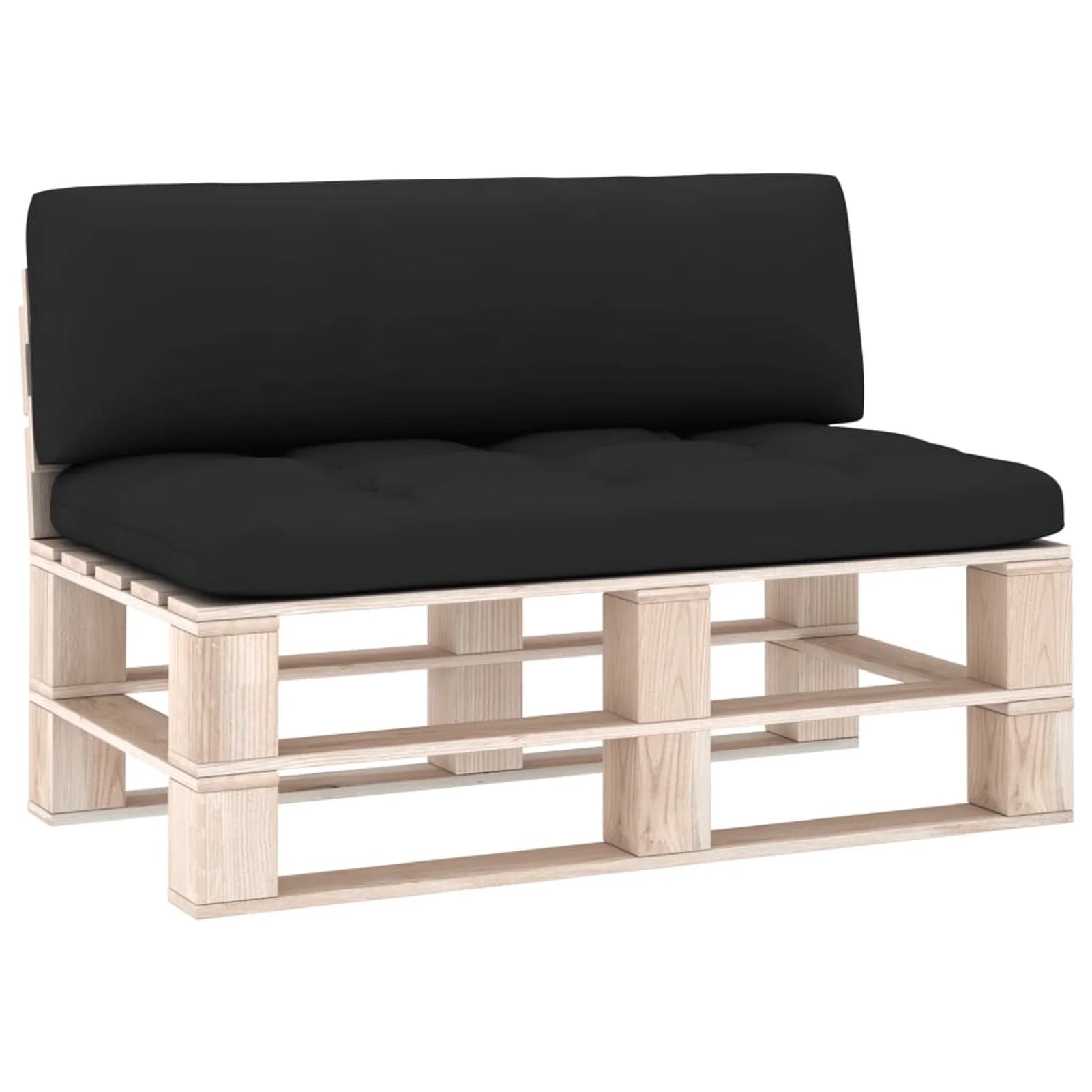 Black Pallet Sofa Cushions 2 pcs C3427