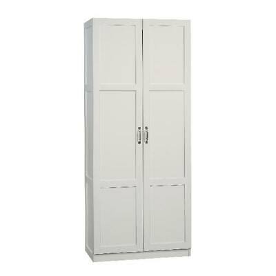 Tall Wood Kitchen Pantry Storage Cabinet with Adjustable Shelves V8093
