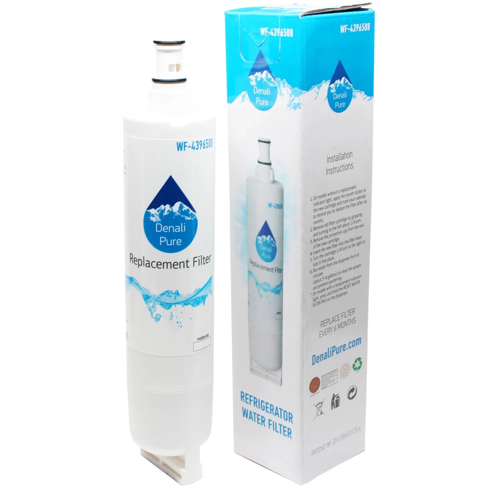 4-Pack Replacement Water Filter Cartridge for Refrigerator A773