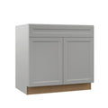 Sink Base Kitchen Cabinet in Heron Gray H9768