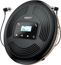 Portable CD Player with Bluetooth FM Transmitter AUX Output Rechargeable 1800mah Touch Button Anti-Skip Shockproof Protection Pack of 2 T506607