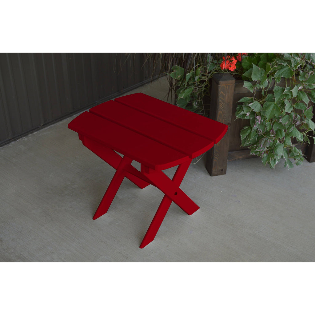 Pine Folding Oval End Table Y778920