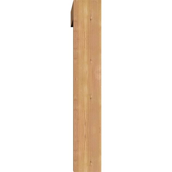 5 1/2x22W x 30x22D x 34x22H Western Red Cedar Bracket with Offset Brace X81049