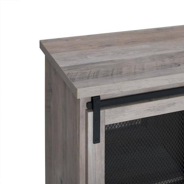 Grey Wash Farmhouse Accent Cabinet H249241