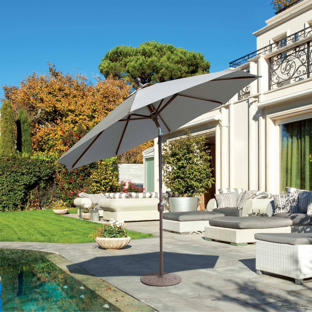 Antique Bronze Auto Tilt Umbrella J24777