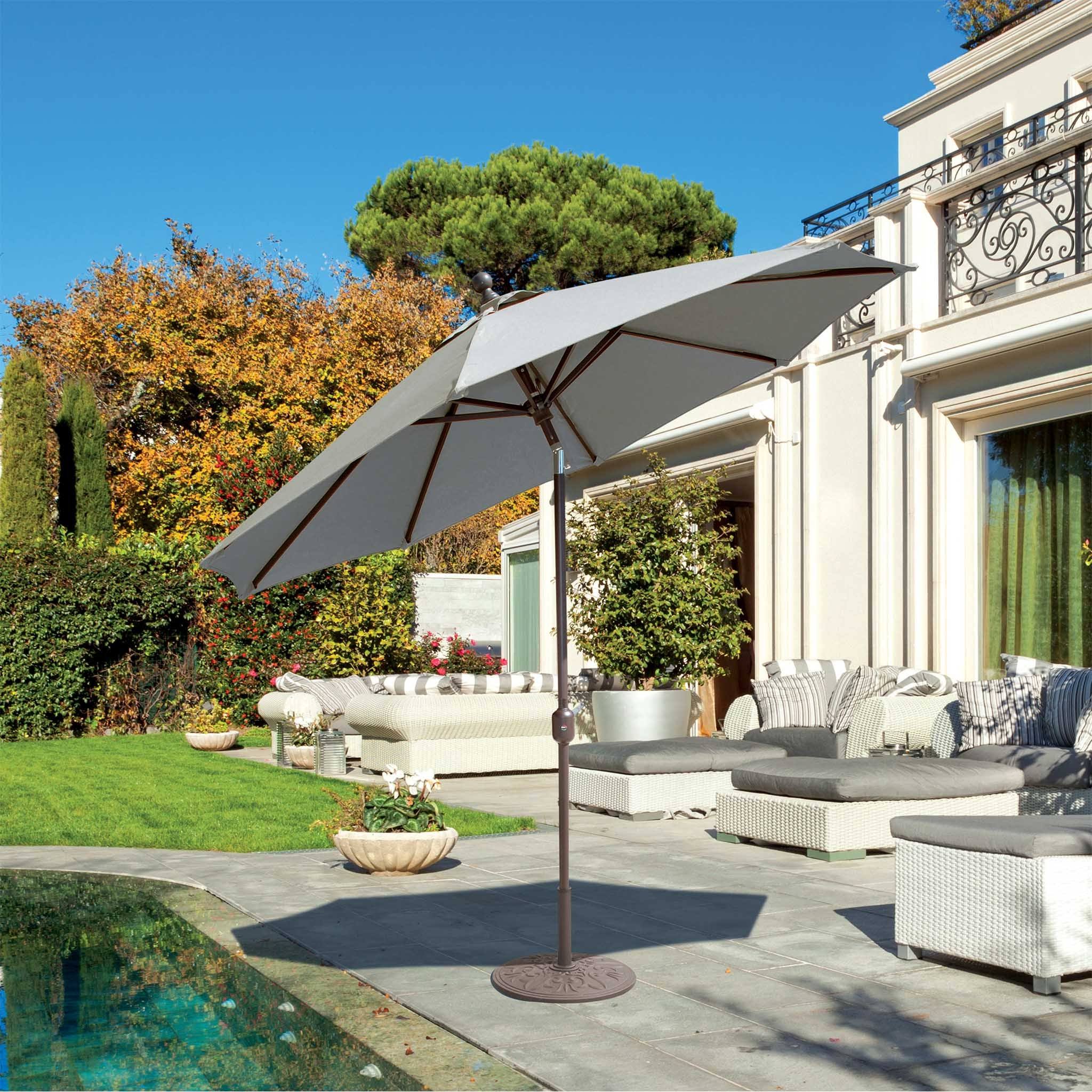 Antique Bronze Auto Tilt Umbrella J24777