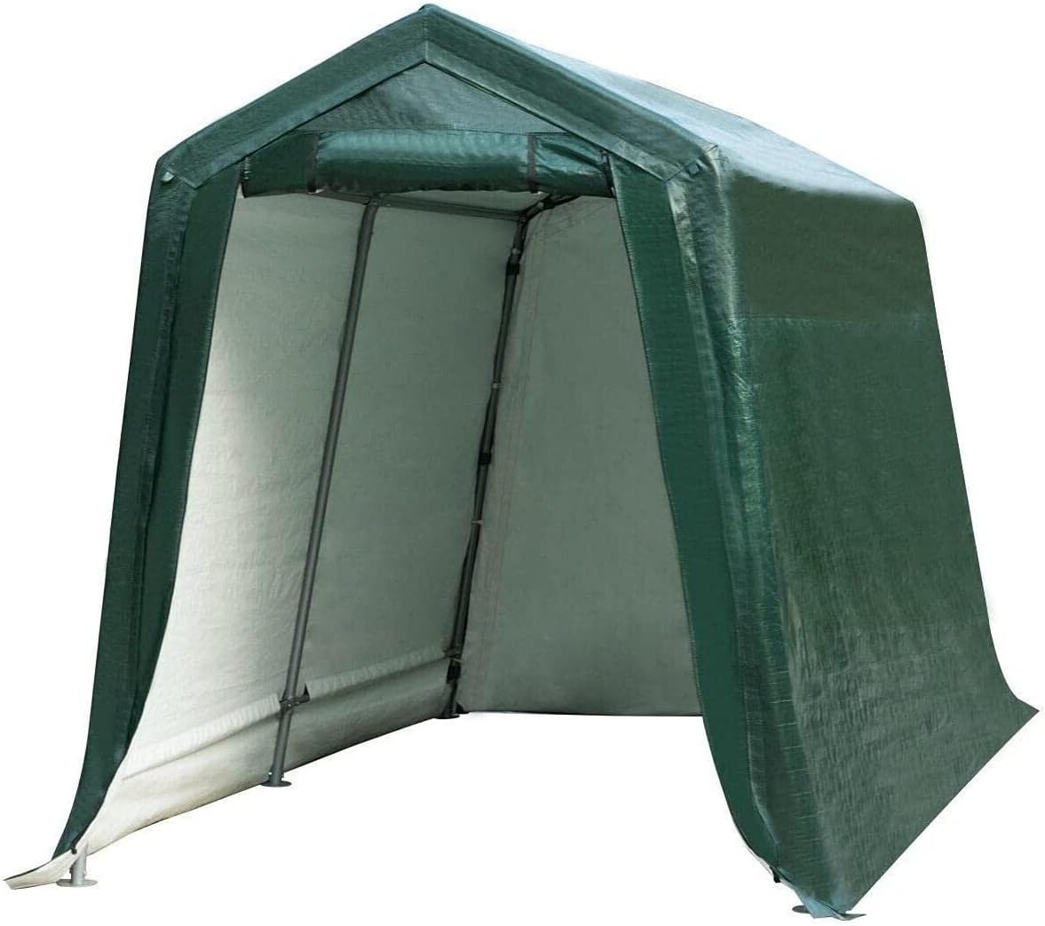 7 Ft x 12 Ft Outdoor Carport Patio Storage Shelter Metal Frame and Waterproof Ripstop Cover N794