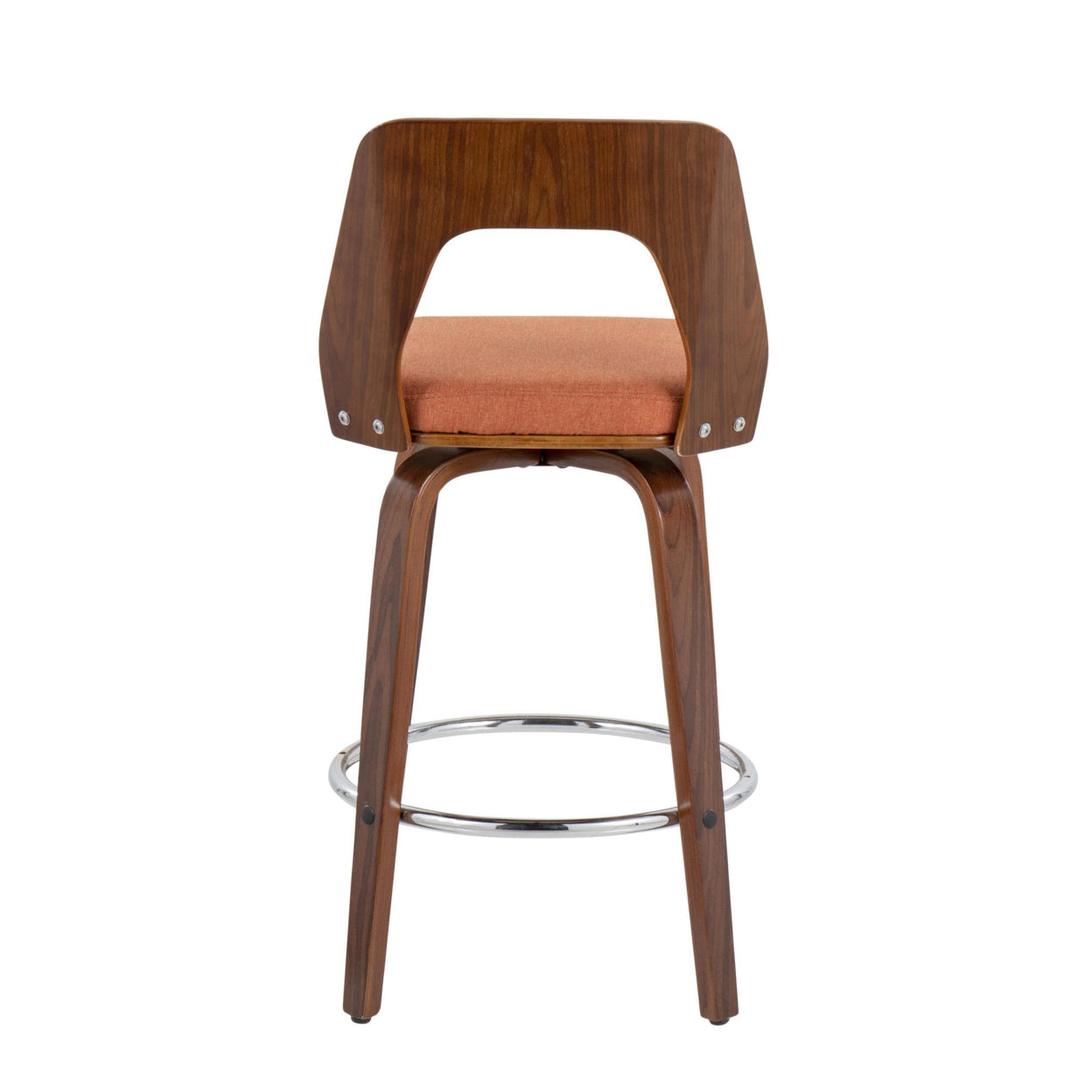 Mid-Century Modern Counter Stool Set Of 2 D445148