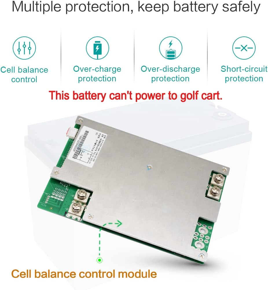 Rechargeable 12V 100Ah Lithium Iron Phosphate Deep Cycle Battery Pack J4173